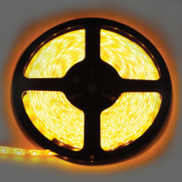 Светод. лента 4,8W IP65 8 mm 60Led/m 12Vжелтая Ecola PRO