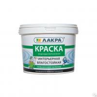 Краска интер. влагост. повыш. белиз 6,5кг база А Лакра