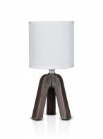 В-HS7819 Свет-к настол. dark Brown+White 130*130*290мм