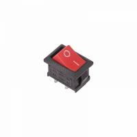 Выключатель кл. 250V 6A (2c) ON-OFF красный  Micro (RWB-201,SC-768  REXANT)