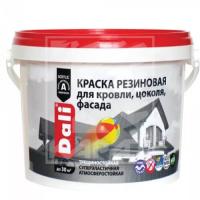 Краска резиновая д/наруж. и внутр. работ 3кг Красно-Коричневая DALI