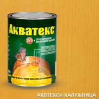Защитное текстурное покрытие древесины (Калужница) 0,8л "Акватекс"