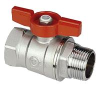 Кран шар Gia R254D Ду 15 вн/нар станд баб Giacomini- 6/10 