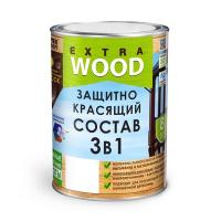 Защитно-красящий состав 3в1 Олива 3л Farbitex Profi Wood Extra