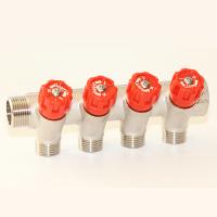 Коллектор 3/4"х1/2" с рег вент. 4 вых VERTUM- 29/4
