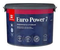 Краска интерьерная стойкая к мытью EURO POWER 7 A 0,9 л ТИККУРИЛА