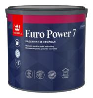 Краска интерьерная стойкая к мытью EURO POWER 7 A 2,7 л ТИККУРИЛА
