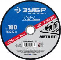 Круг отр.по металлу 180х1,6х22,23мм Зубр