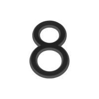 Цифра "8" BL черный ABS пластик Fuaro