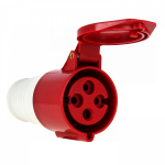 Розетка 214 3Р+РЕ 16А 380В IP44