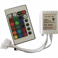 Контроллер Ecola RGB IR 144W 12V 12A с инфракрасным пультом управления