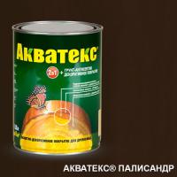 Защитное текстурное покрытие древесины (Палисандр) 0,8л "Акватекс"