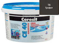 Затирка Эластичная водооталкивающая Графит СЕ40/2кг