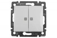 Выкл. 2кл СП белый 774428 Legrand Valena