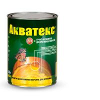 Защитное текстурное покрытие древесины (Бесцветный) 0,8л "Акватекс"