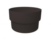 Муфта трубы соединит. ПВХ Коричн. Grand Line RR32
