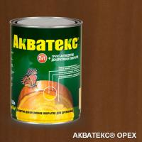 Защитное текстурное покрытие древесины (Орех) 0,8л "Акватекс"