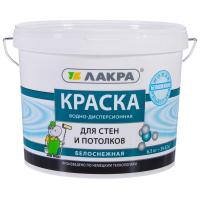 Краска в/д д/стен и потолков Белоснеж.6,5кг база А Лакра
