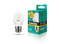 Лампа Camelion Basic  power G45 LED 5/830/E27 (5Вт 220В)