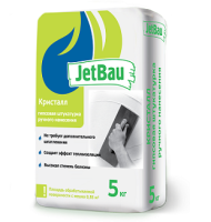 Штукатурка гипс. КРИСТАЛЛ JETBAU 5кг руч.нанес. бел.