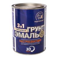 Грунт-эмаль черная 0,9 кг БЫСТРОСОХНУЩАЯ