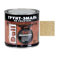 Грунт-эмаль по ржавч.0,75 л Молот.золото Рогнеда