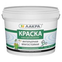 Краска интер.влагост.С/Б 14кг база А Лакра