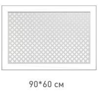 Экран д/радиатора 90х60 см Готико белый