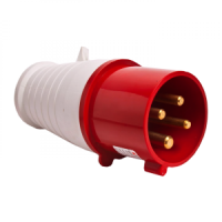 Вилка 014 3Р+РЕ 16А 380В IP44