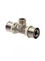 Тройник пресс 16*1/2*16 ц/ш/ц Valtec- 6/29