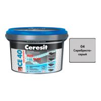 Затирка Эластичная водооталкивающая Серебристо-серая   СЕ40/2кг
