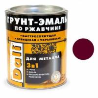 Грунт-эмаль по ржавч.0,75 л Винно-красный RAL 3005 Рогнеда