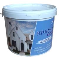 Краска фасадная, белоснежная 7 кг Альтернатива