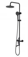 Душевая система Algar G690271 черная, GOTA ROCIO