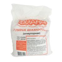 Шамотная глина (огнеупорная) 5кг "ДИАНА"