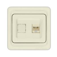 Универсал Валери Розетка комп. RJ45 (слон.кость) Б-В0035