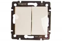 Выкл. 2кл белый 774405 Legrand Valena