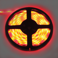 Светод. лента 7,2W IP65 10mm 30Led/m 12V красная Ecola PRO