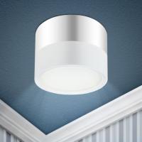 Св-к накл. OL7 под GX53 WH/CH белый+хром ЭРА