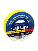 Изолента Safeline 15*10 желтый 10/250