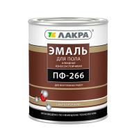 Эмаль ПФ-266 Красно-корич. 1кг Лакра 