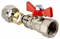 Кран шар для м/п 1/2*16" г/ц  Valtec VT342N1604  -  2/16