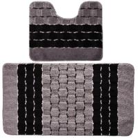 Коврик для в/к BANYOLIN SILVER из 2-шт.60*100 черный