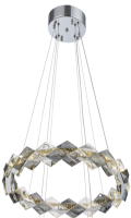 7278-6 Chrome+Finish+Clear/Smoky Cristall Люстра