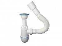 Сифон АНИ 1 1/2"*40 с Грот с гофрой 40*40 х 50 (А0115)