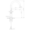 Смеситель д/умыв. Lemark LM5706С "Дуэт" пов.изл. 1/2кер