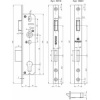 Замок с защелкой LB-B/49/16/35