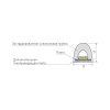 Лента RTW-5000PWT 24V Warm3000 13мм 5м (2835, 180LED/m, High Temp) 024289(1)
