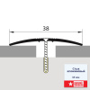 Стык 38мм  0,9 дуб хельсинки